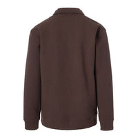 Thumbnail for Fieldstone Drake Quilted Quarter Zip - Brown