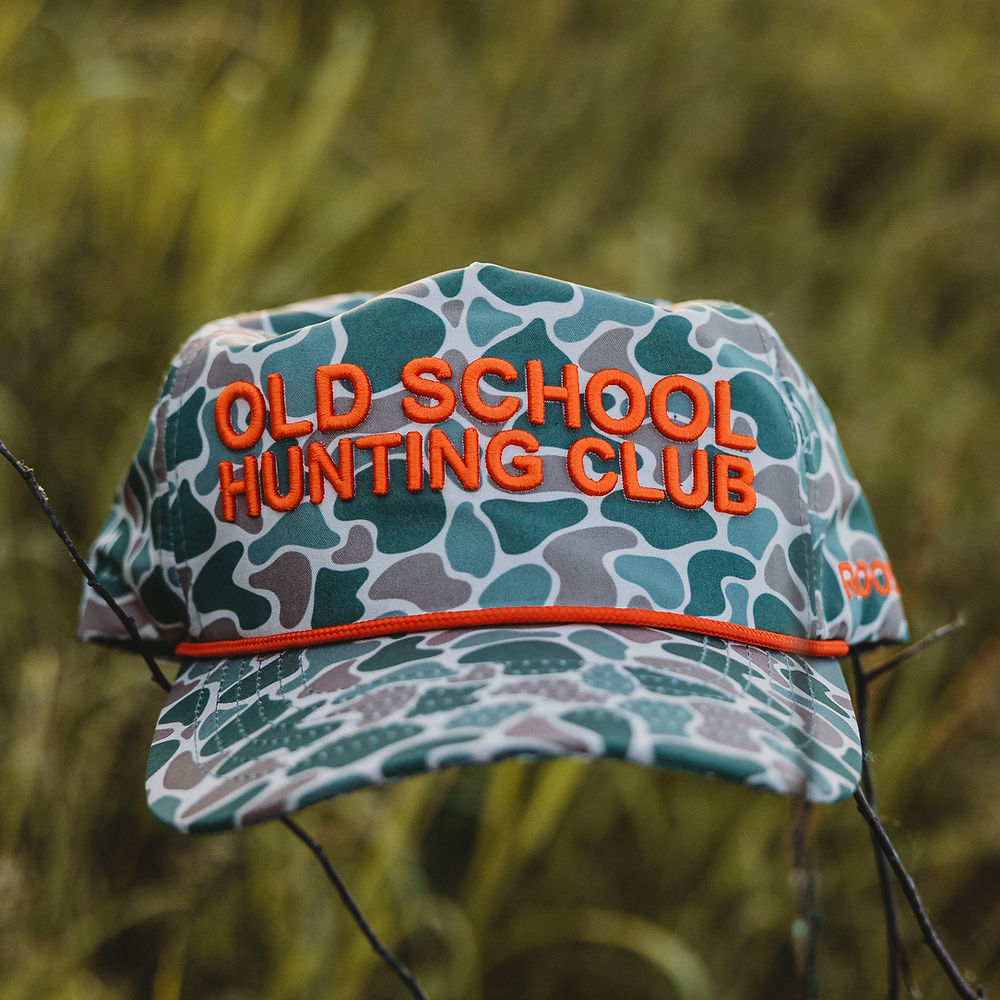 Roost Old School Hunting Club Rope Cap - Camo