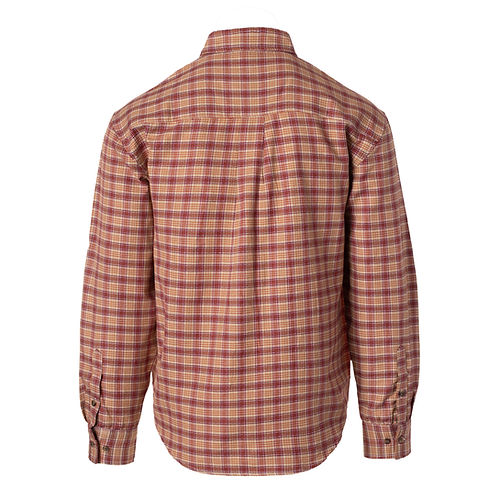 Roost Wine Plaid Button Down