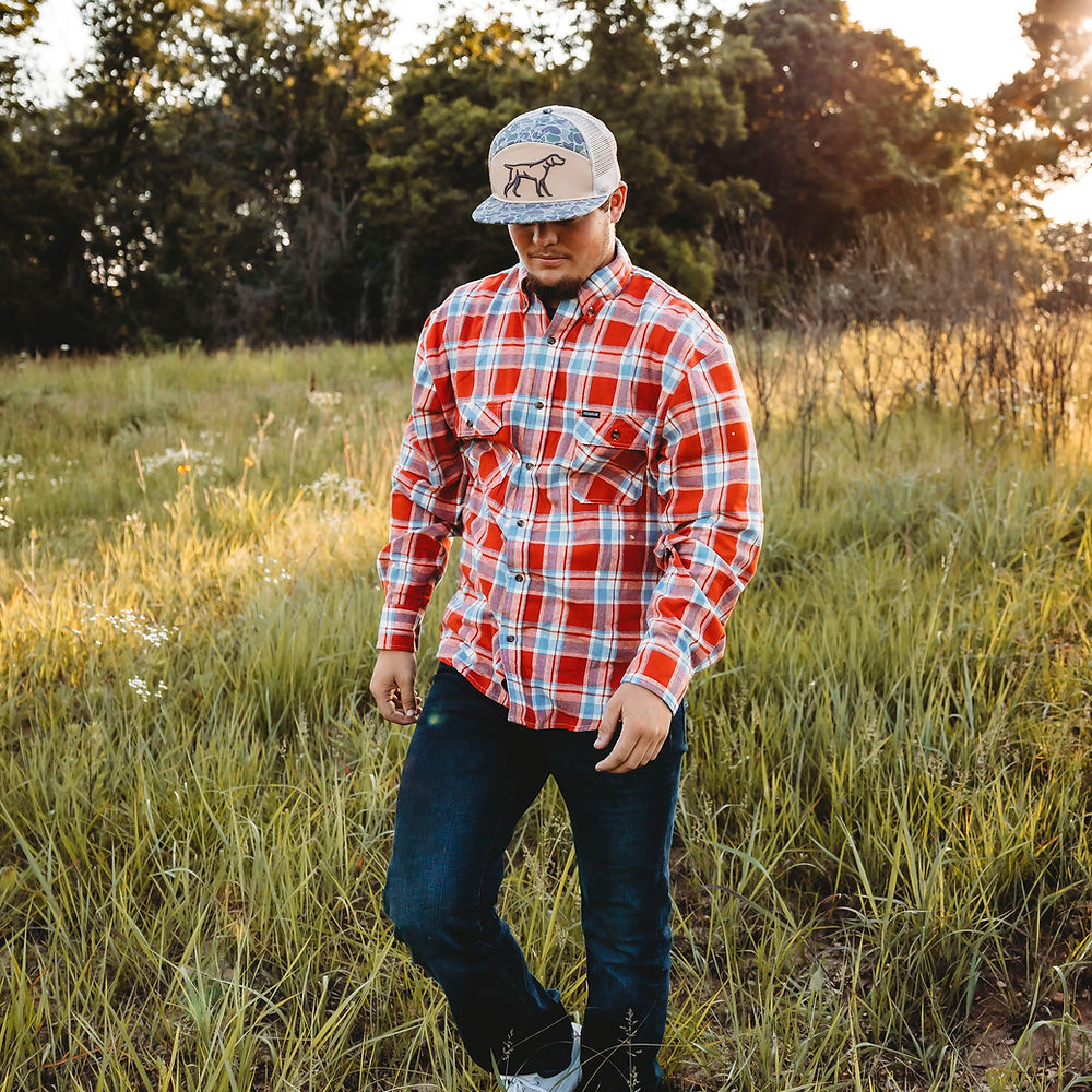 Backwoods Camo 7 Panel Cap