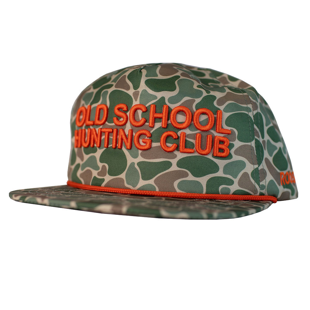 Roost Old School Hunting Club Rope Cap - Camo