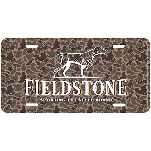 Fieldstone Camo License Plate