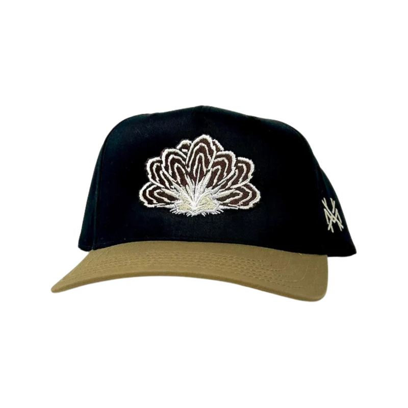 MHC Feather Trucker Cap - Black/Dull Gold