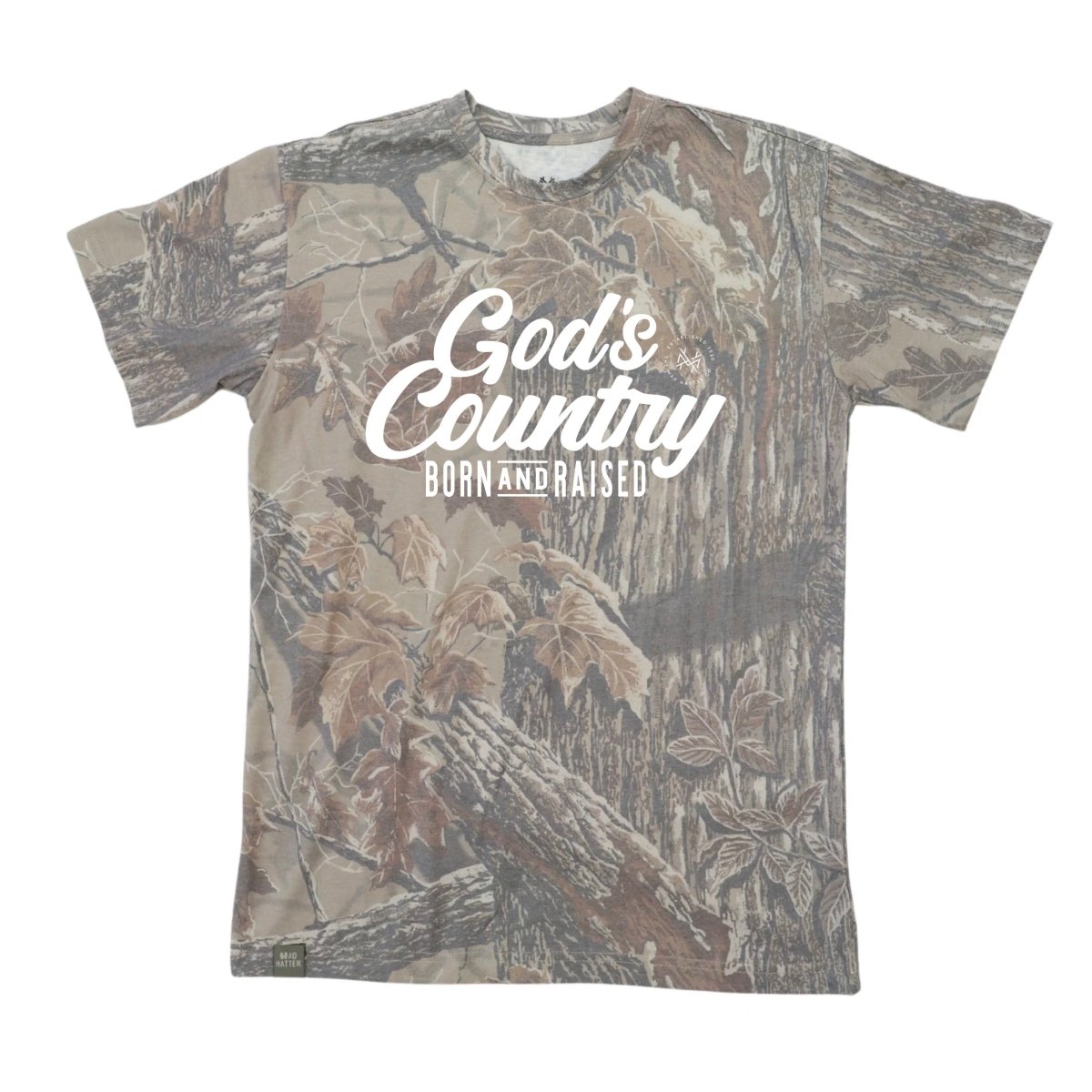 God's Country SS Tee - Realtree Xtra Grey