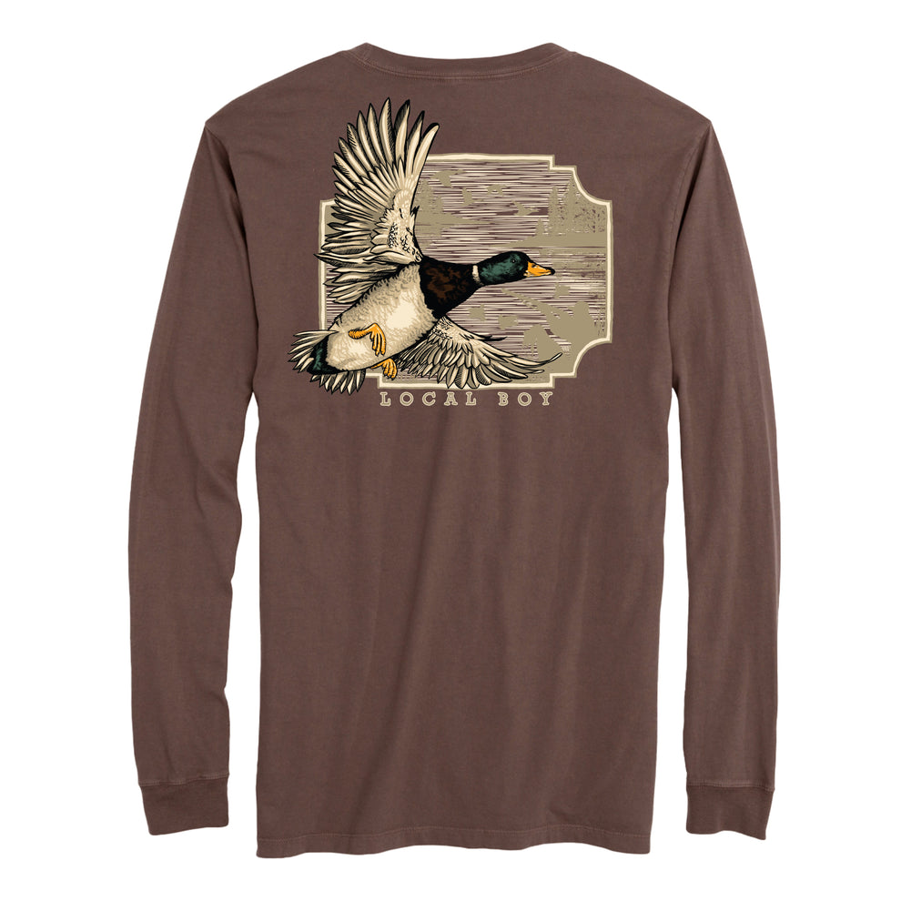 Greenhead Flight LS Tee - Espresso