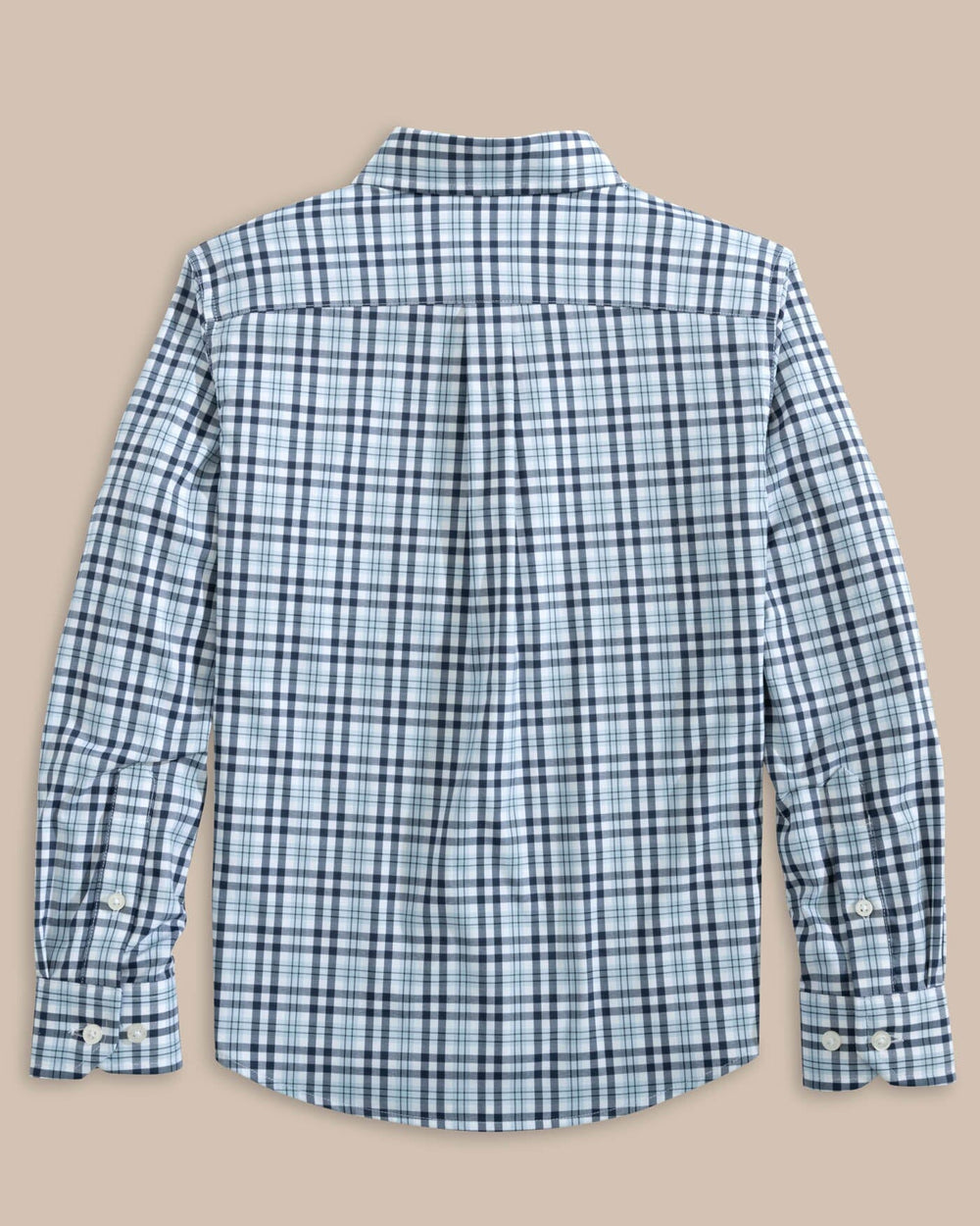 Boys Intercoastal Haywood Plaid Sport Shirt - Triumph Blue