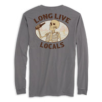 Thumbnail for Long Live Locals LS Tee - Gray