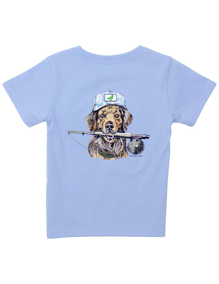 Youth - Fishing Buddy SS Tee - Light Blue