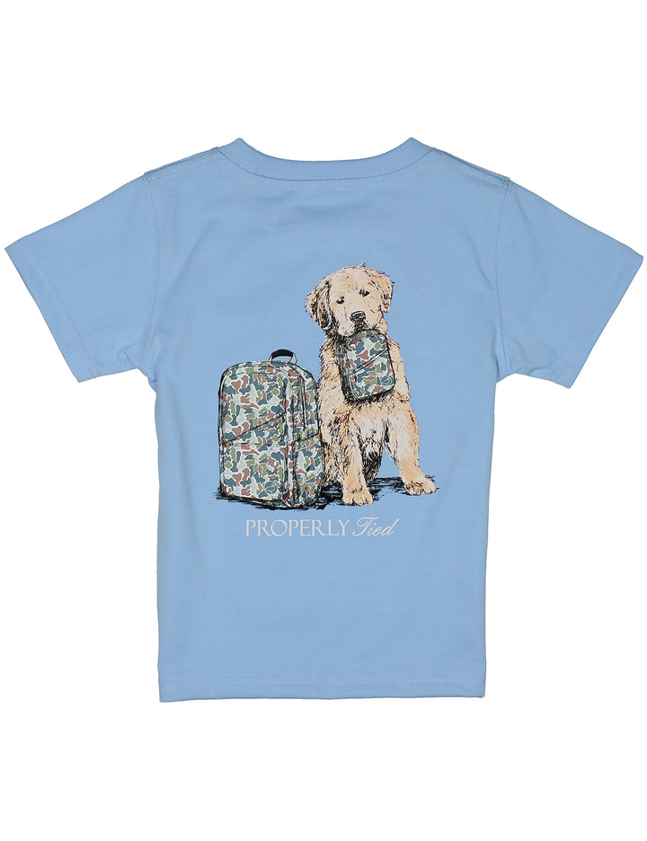 Youth - Study Buddy SS Tee - Light Blue