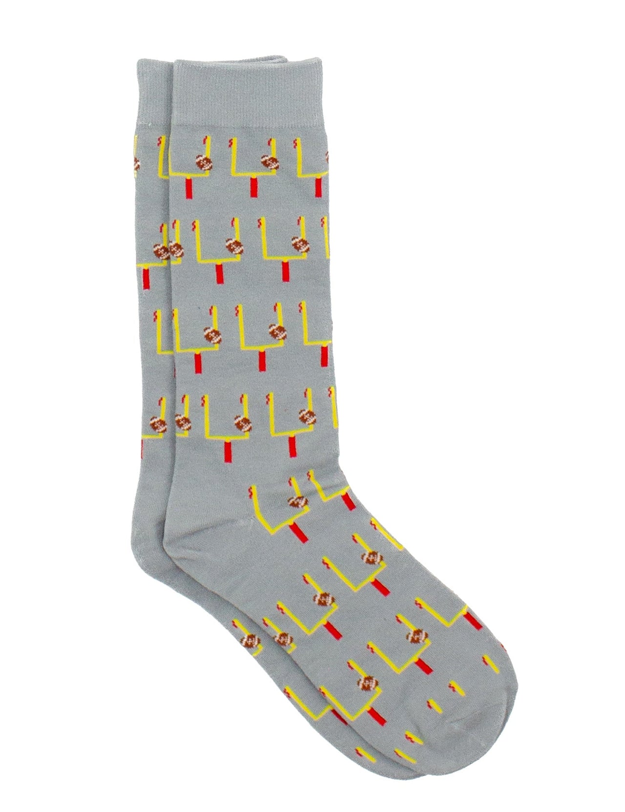 Youth Properly Tied Lucky Duck Field Goal Socks - Grey