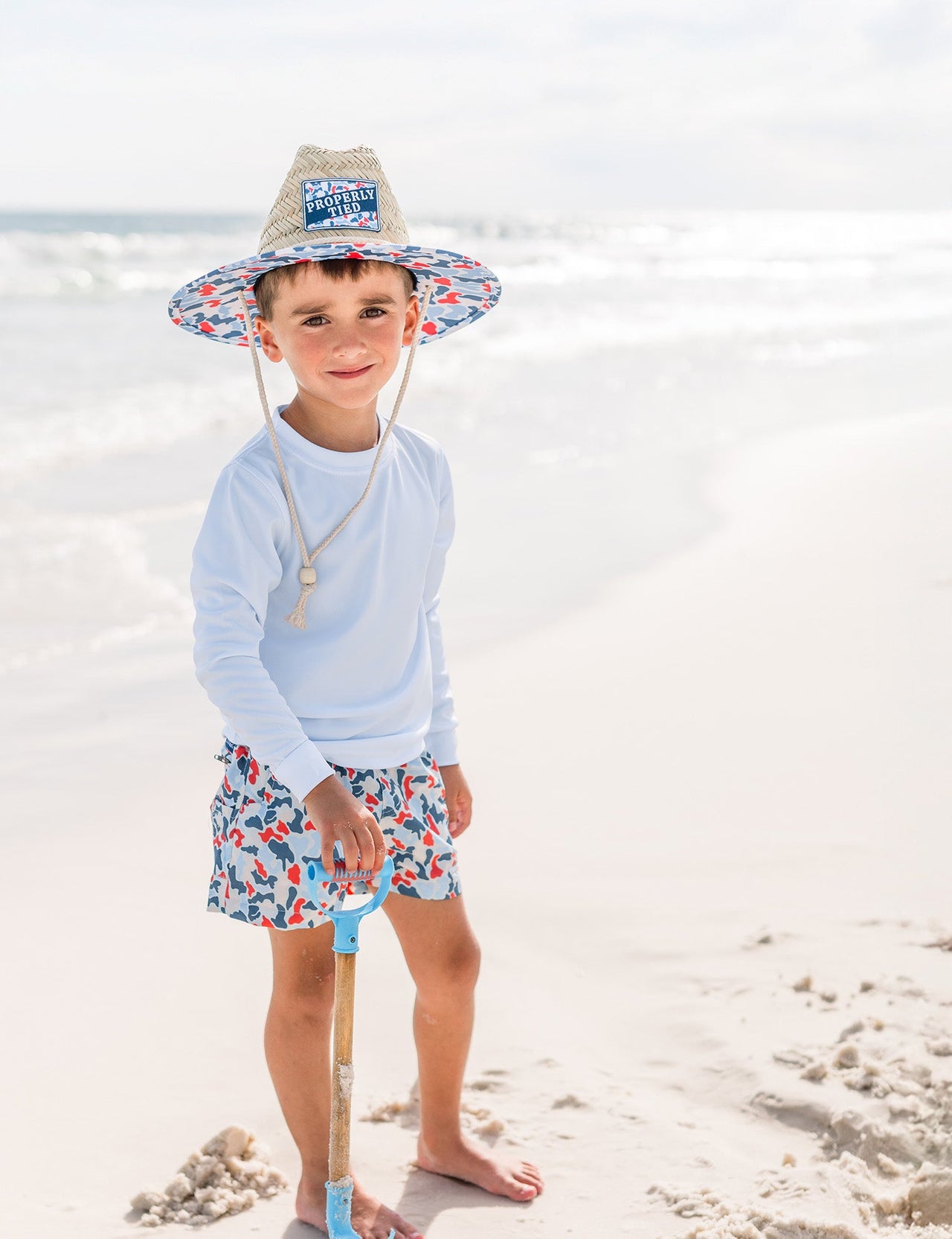Youth - Mallard Short Americana Camo