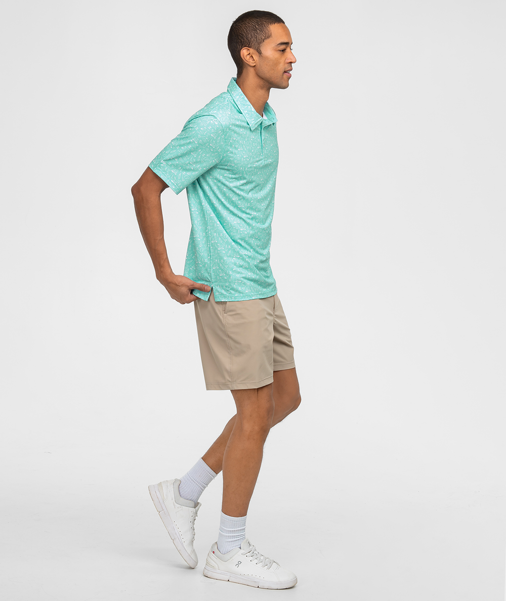 Paradise Golf MotionTech Printed Polo