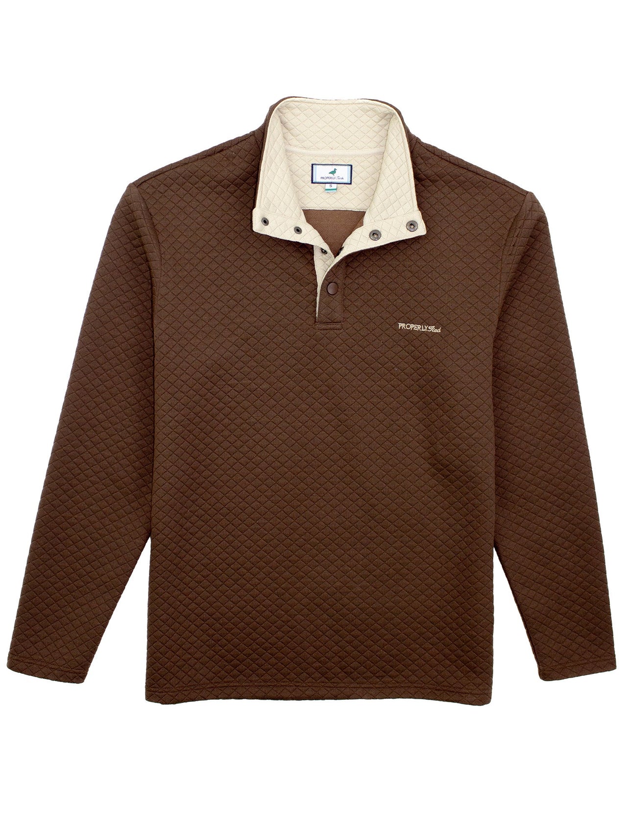 Properly Tied Club Pullover Brown - Brown