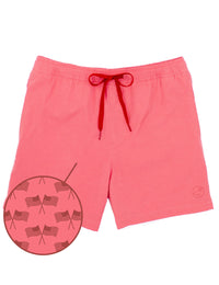 Thumbnail for Splash Freedom Flag Swim Trunks - Red
