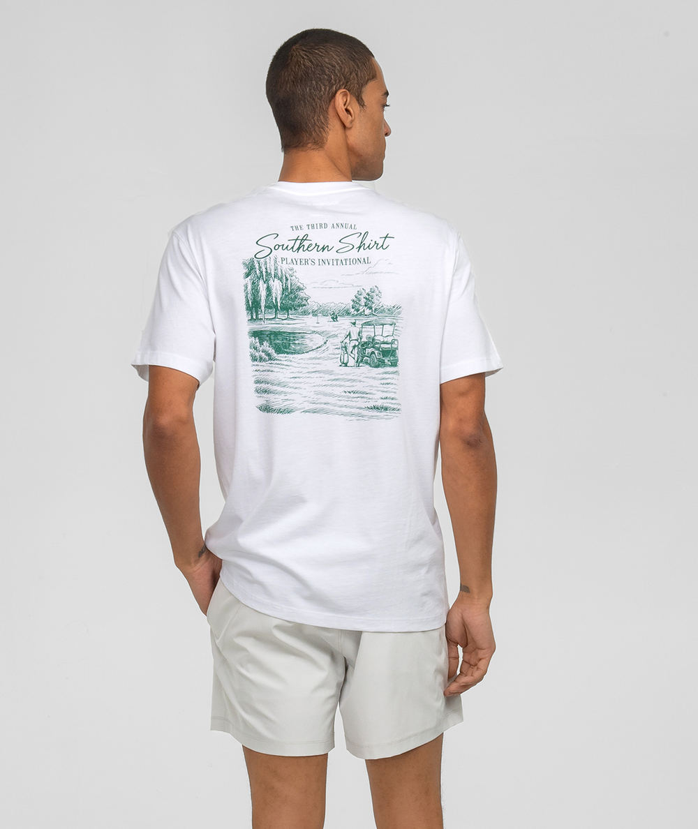 Players Invitational SS Tee - White