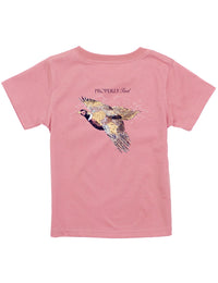 Thumbnail for Youth Pheasant Hunt SS Tee - Salmon