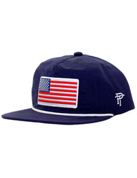 Thumbnail for Youth - Classic Rope American Flag Cap