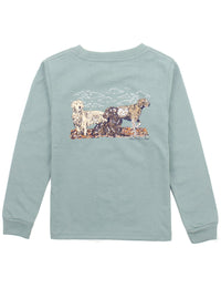 Thumbnail for Youth Hunting Dogs LS Tee - Fog