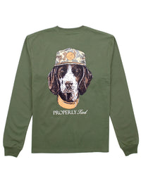 Thumbnail for Man's Best Friend LS Tee - Olive