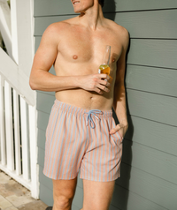 Thumbnail for Boardwalk Seersucker Swim Shorts