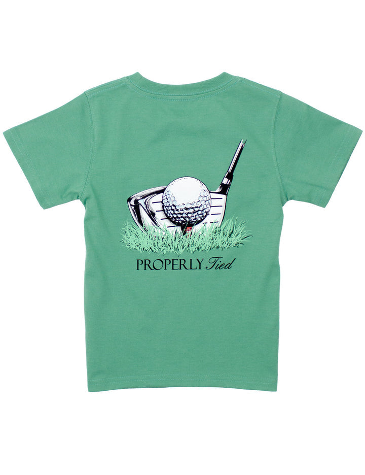 Properly Tied Driver SS Tee - Ivy Green