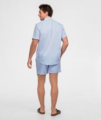 Thumbnail for Clubhouse Seersucker Baja Shirt SS - Berry Tide