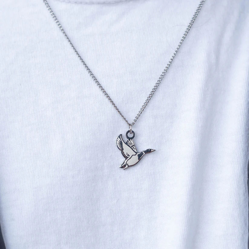 Duck Stainless Steel Necklace and Pendant