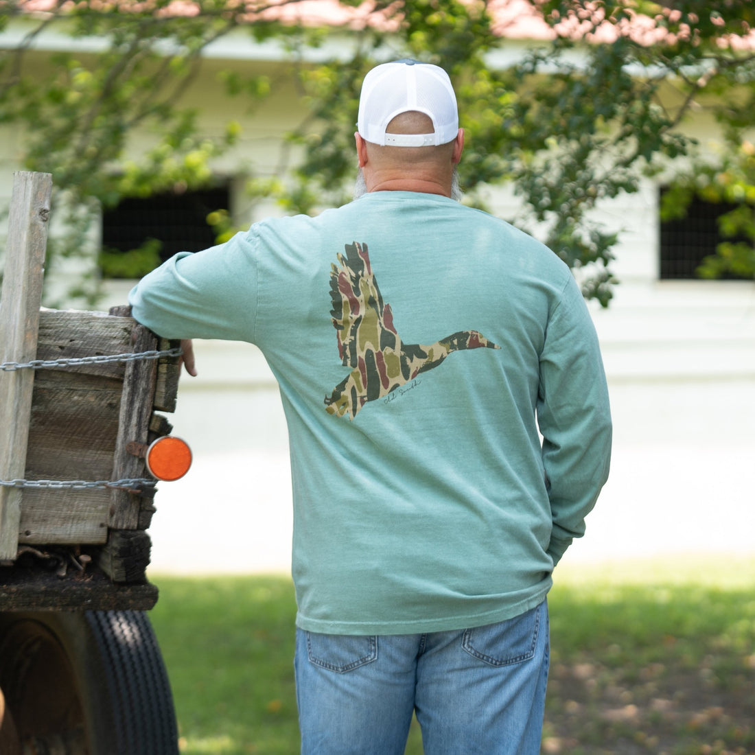 Duck Wings LS Tee - Green