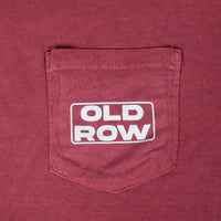 Thumbnail for Old Row Tuscaloosa Camo Short Sleeve Pocket T-Shirt - Crimson