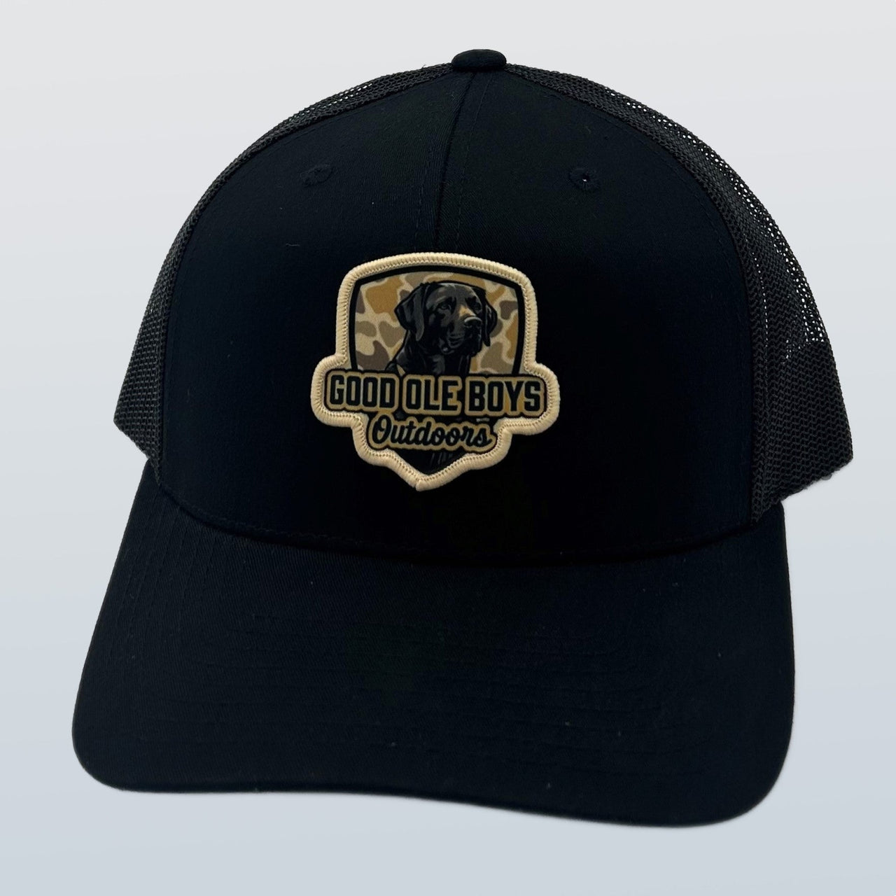 Good Ole Boys Black Lab Trucker Cap - Black