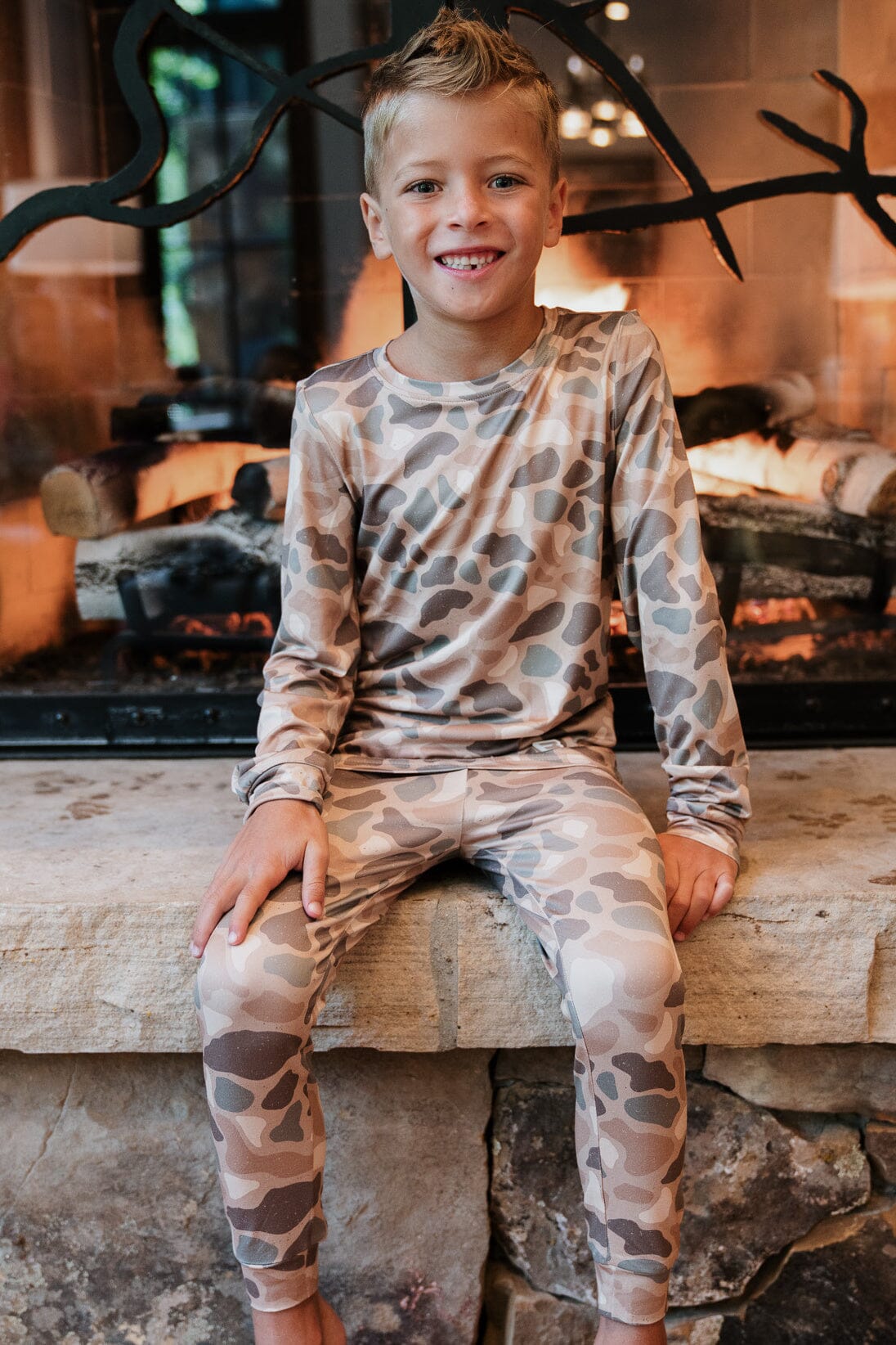 Youth Pajama Set - Pintail Camo