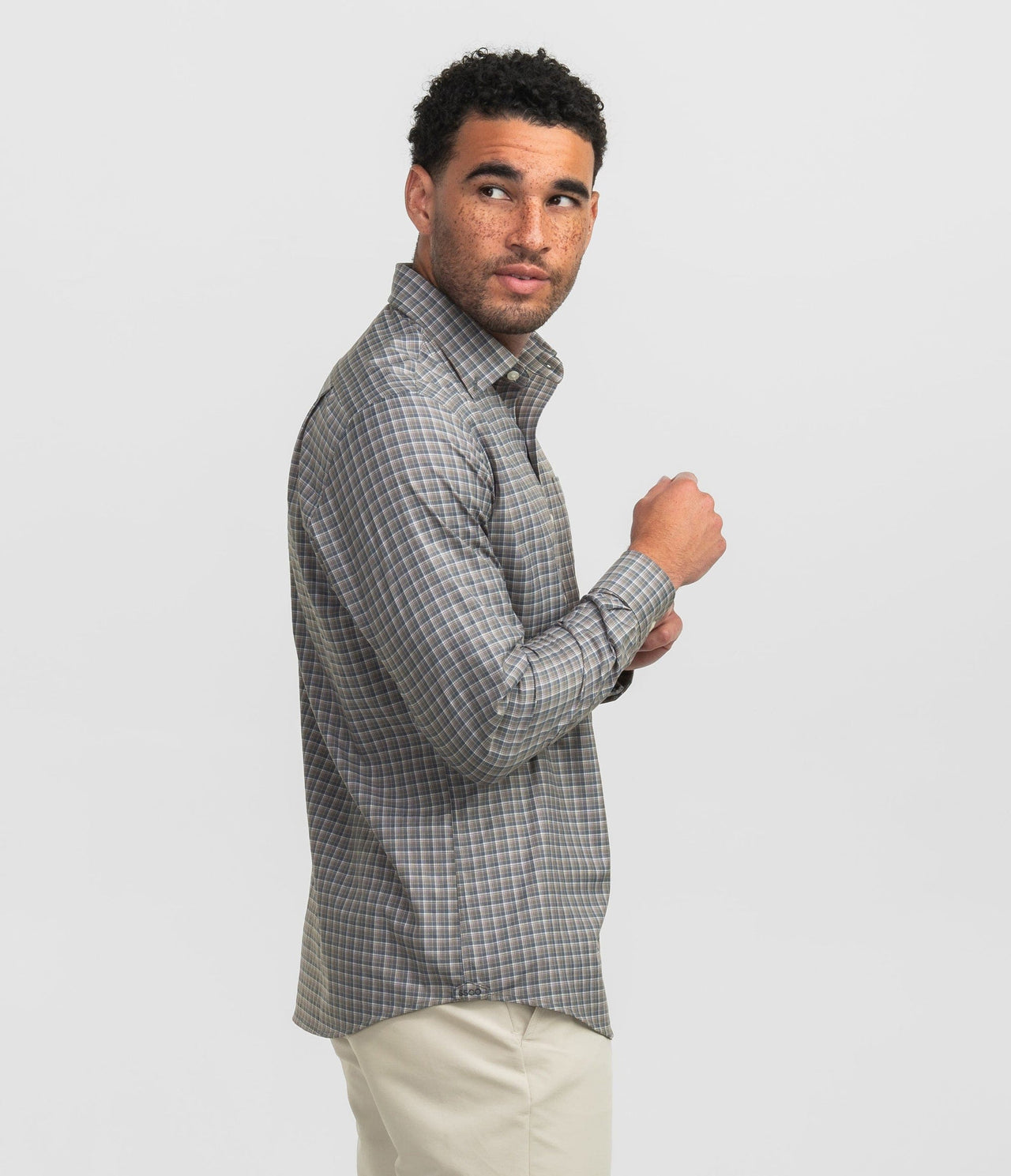 Dawson Check LS Button Down - Spruce