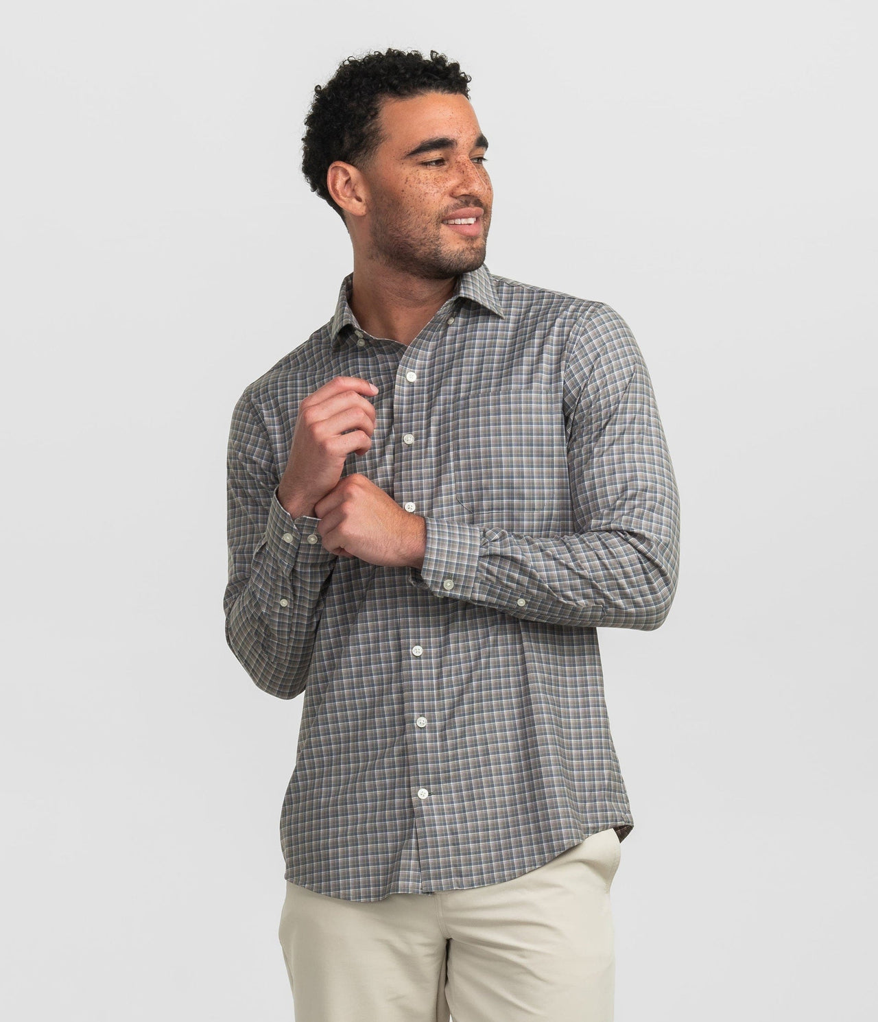 Dawson Check LS Button Down - Spruce