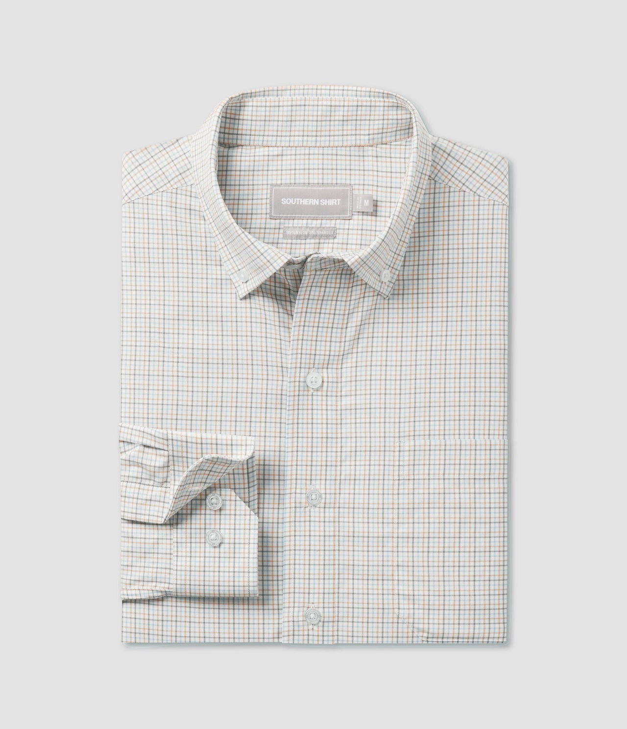 Hudson Check LS Button Down - Angora