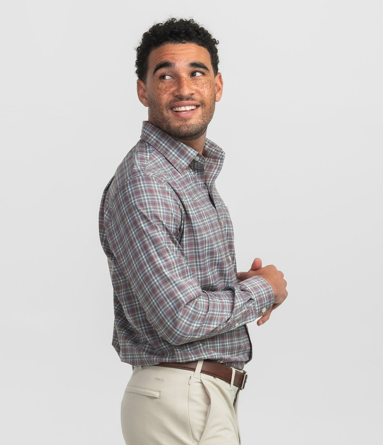 Samford Check LS Button Down - Capstone