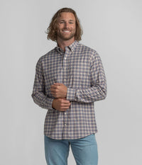 Thumbnail for Ridgeside Plaid LS Button Down - Desert Frost