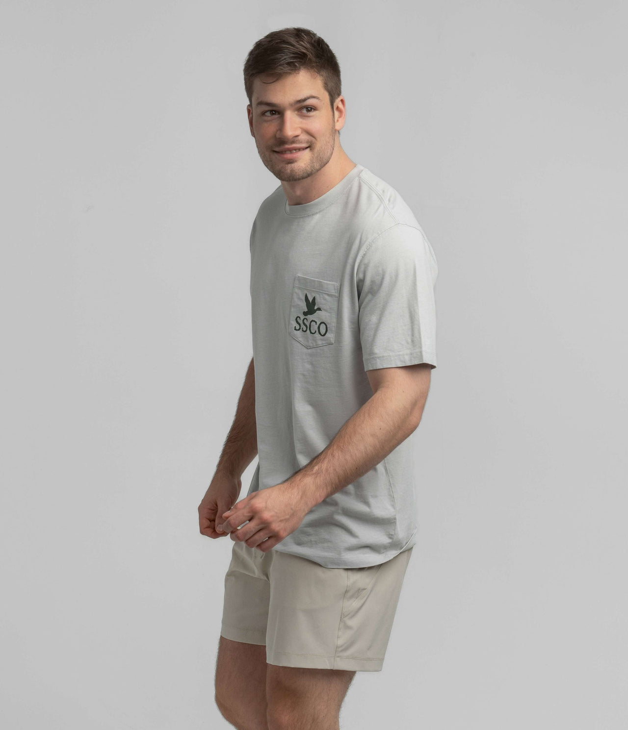 Camo Flight SS Tee - Oyster