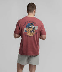 Thumbnail for Party Animal SS Tee - Red River