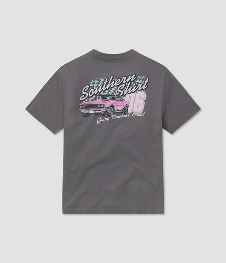 Going Nowhere SS Tee - Volcanic Ash