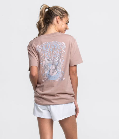 Gone Electric SS Tee - Mauve Shadows