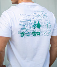 Thumbnail for Stay The Course SS Tee - White