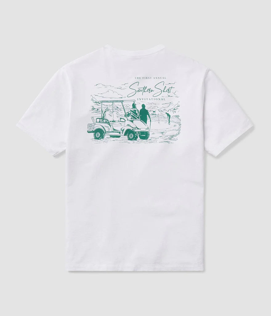 Stay The Course SS Tee - White