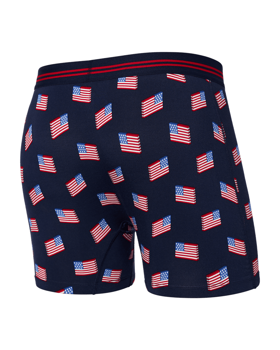 Ultra Super Soft Boxer Brief - Stars And Stripes Navy