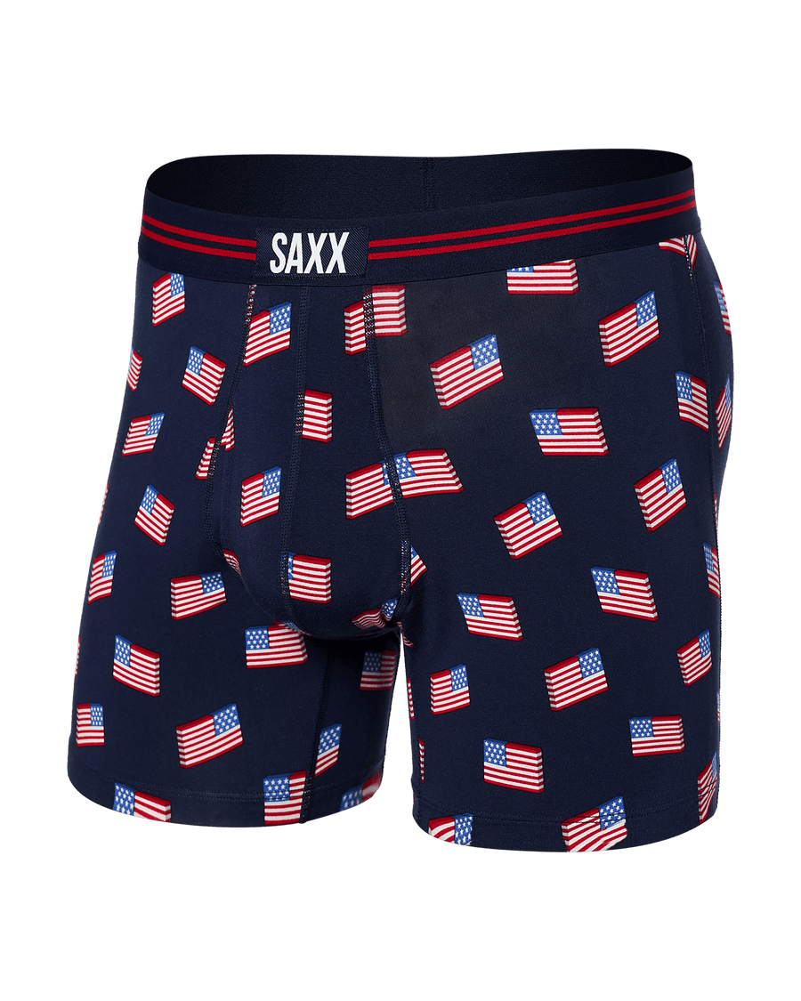 Ultra Super Soft Boxer Brief - Stars And Stripes Navy