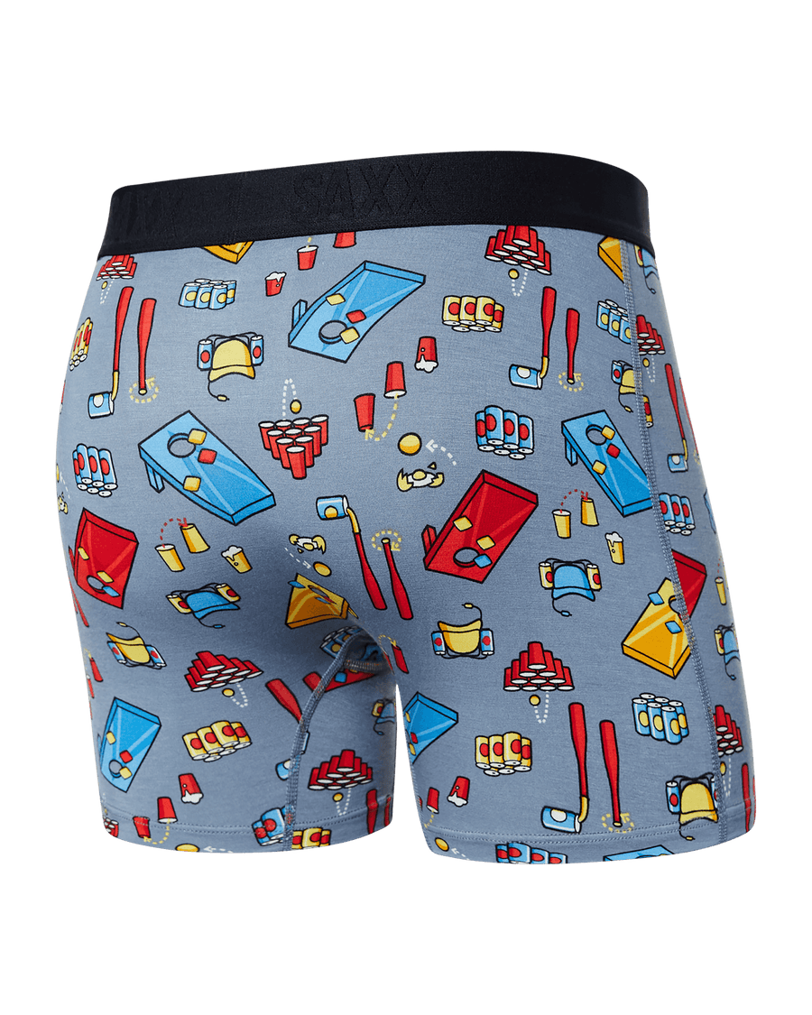 Vibe Super Soft Boxer Brief - Beer Olympics Grey