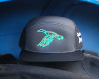 Thumbnail for Tailored South Neon Duck Cap - Charcoal/Black