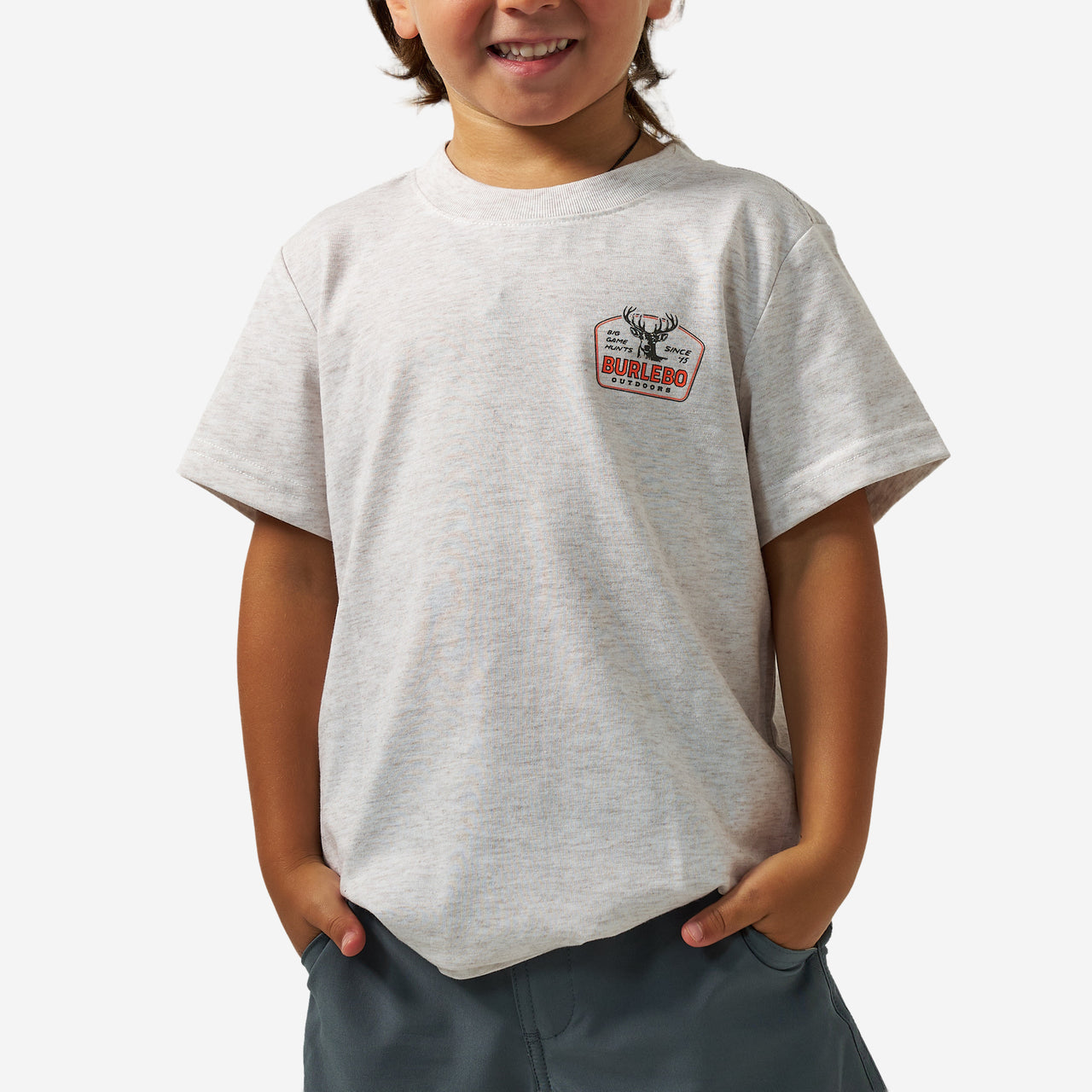 Youth Big Game Hunt Short Sleeve T-Shirt - Oatmeal