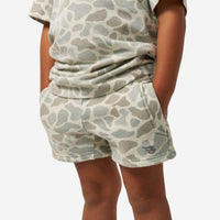 Thumbnail for Youth Vintage Washed Shorts - Classic Deer Camo