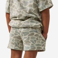 Thumbnail for Youth Vintage Washed Shorts - Classic Deer Camo