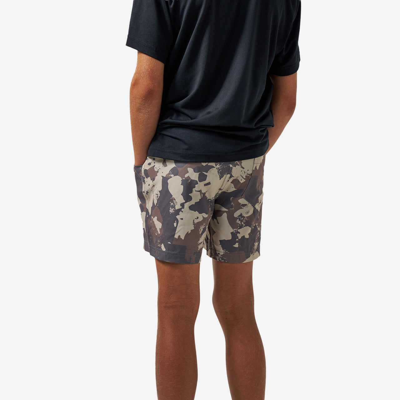 Youth Athletic Short - Splatter Camo